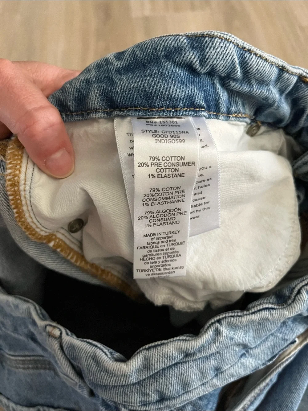 Good American Women’s Vintage Straight Jeans Indigo 599 - Size 10/30 - Picture 4 of 6